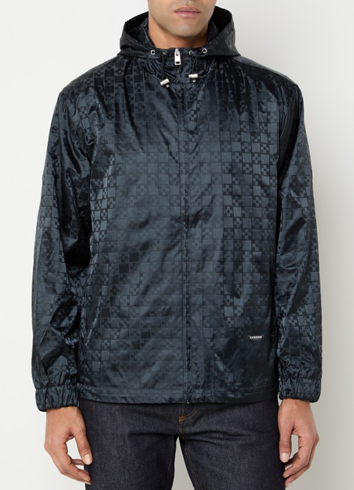 Sandro Windjack met logo en jacquard dessin