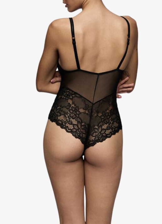 Sarda Amelia body van kant - achterkant 3 zwart