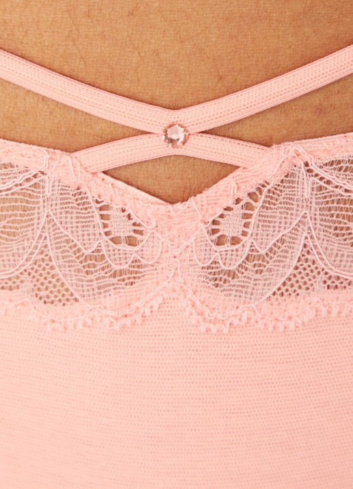 Sarda Bremer tanga van mesh - detail 3 beige
