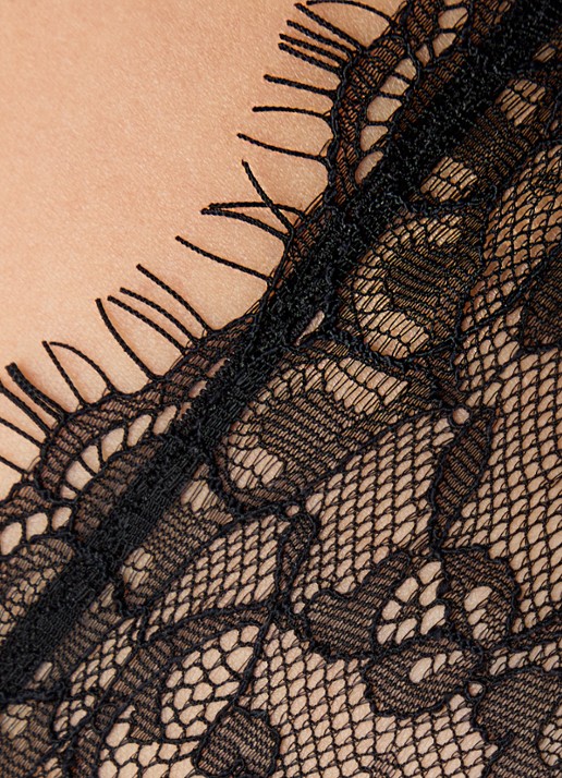 Sarda Chaika bralette van kant - detail 5 zwart