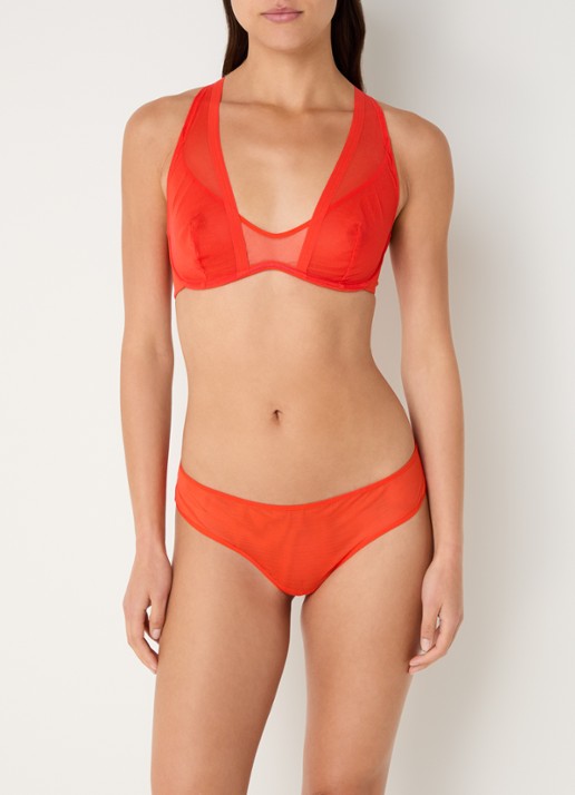 Sarda Chalmers beugel bh van mesh - voorkant 2 rood