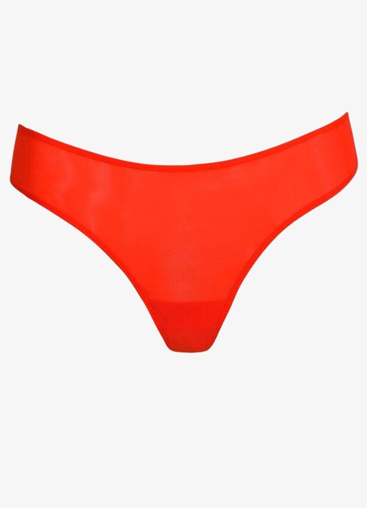 Sarda Chalmers tanga van mesh - voorkant rood