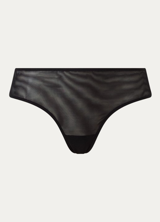 Sarda Chalmers tanga van mesh - voorkant 2 zwart