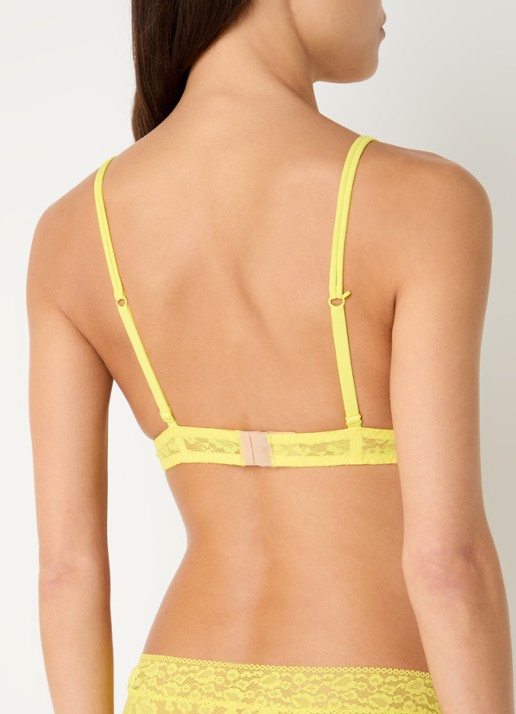 Sarda Cid bralette van kant  - achterkant 6 geel