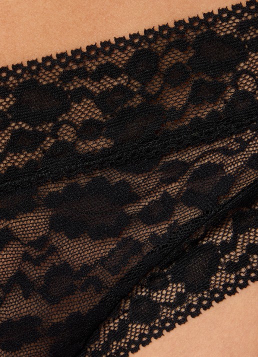 Sarda Cid slip van kant - detail 2 zwart