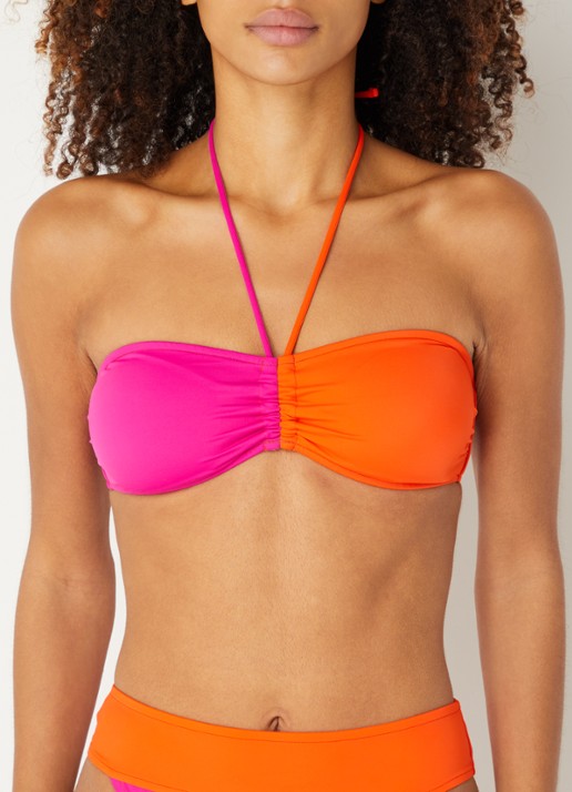 Sarda Kharlan voorgevormde bandeau bikinitop met uitneembare vulling