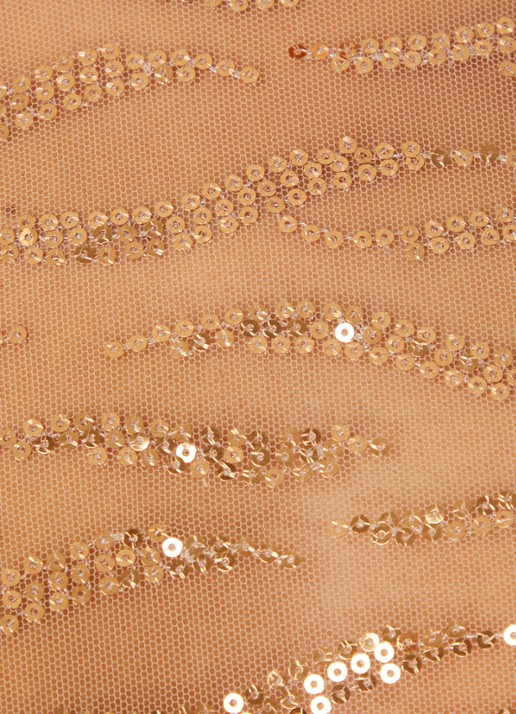 Sarda Milhon bralette van mesh met pailletten - detail 3 beige