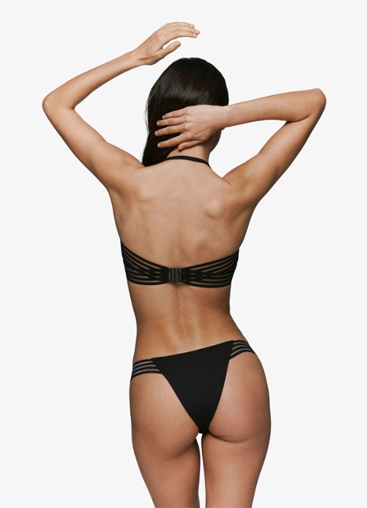 Sarda Miss brazilian bikinislip - achterkant 4 zwart