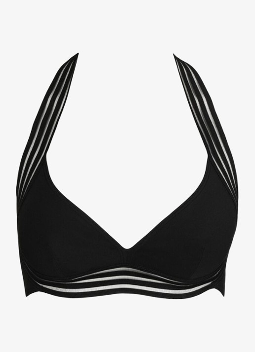 Sarda Miss halter bikinitop - voorkant 3 zwart