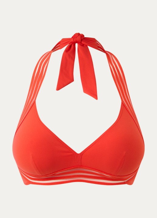Sarda Miss halter bikinitop - voorkant rood
