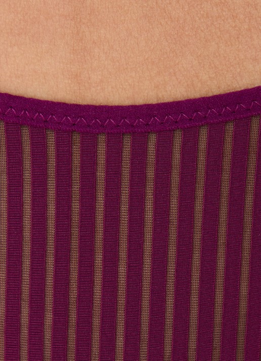 Sarda Radia string van mesh - detail 5 paars