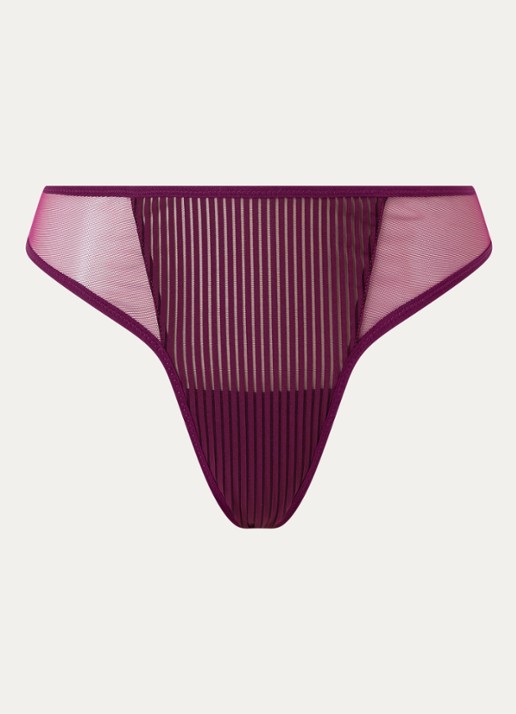 Sarda Radia string van mesh - voorkant 2 paars