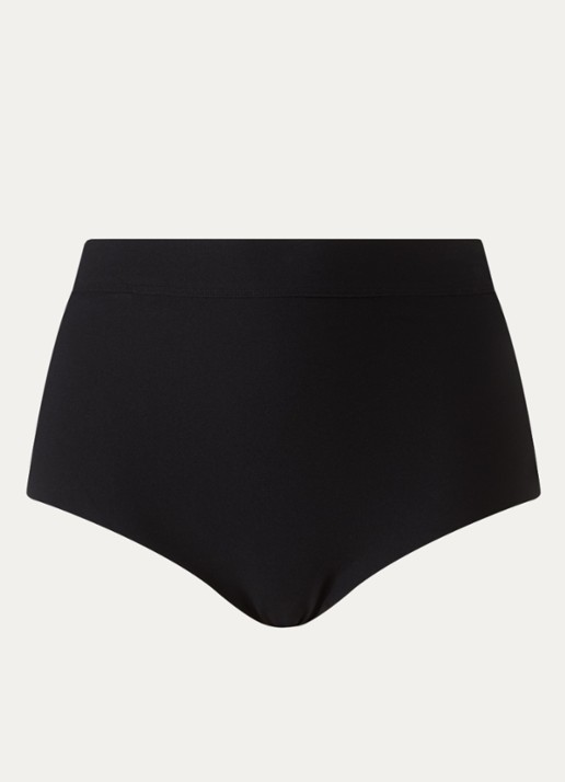 Sarda Rojas shorty met strass en mesh - voorkant zwart