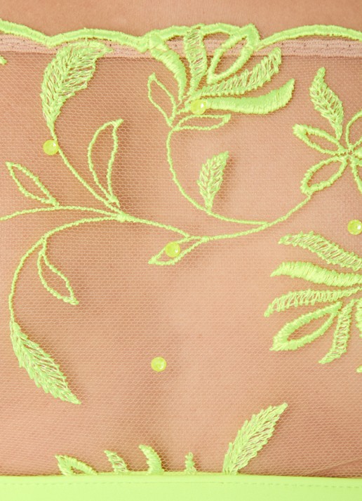 Sarda Shay strapless bh zonder mousse - detail 4 neongeel