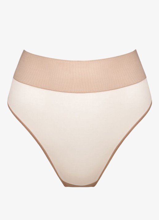 Sarda Tegla high waisted slip - voorkant 2 creme