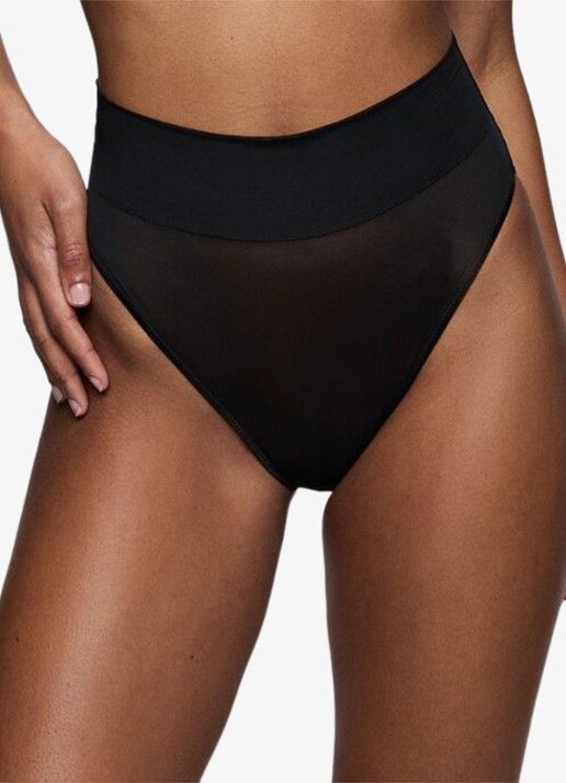 Sarda Tegla high waisted slip - detail zwart