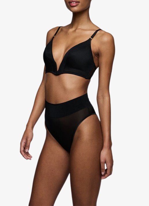 Sarda Tegla high waisted slip - detail 2 zwart