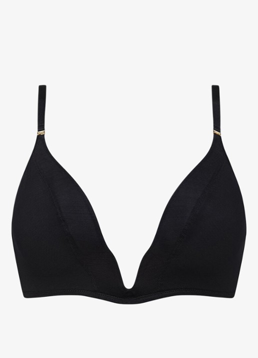 Sarda Tegla voorgevormde bralette - voorkant zwart