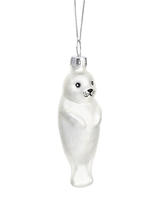 Sass & Belle Babyzeehond kersthanger 9,2 cm