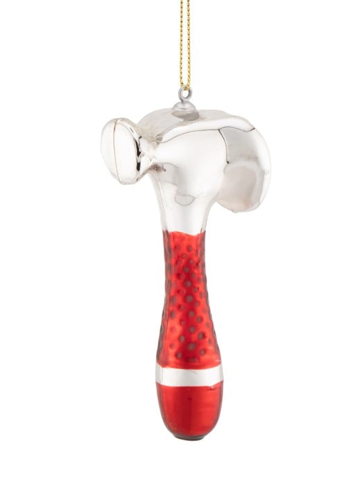 Sass & Belle Gereedschapsset kersthanger set van 3 12 cm - detail 3 rood