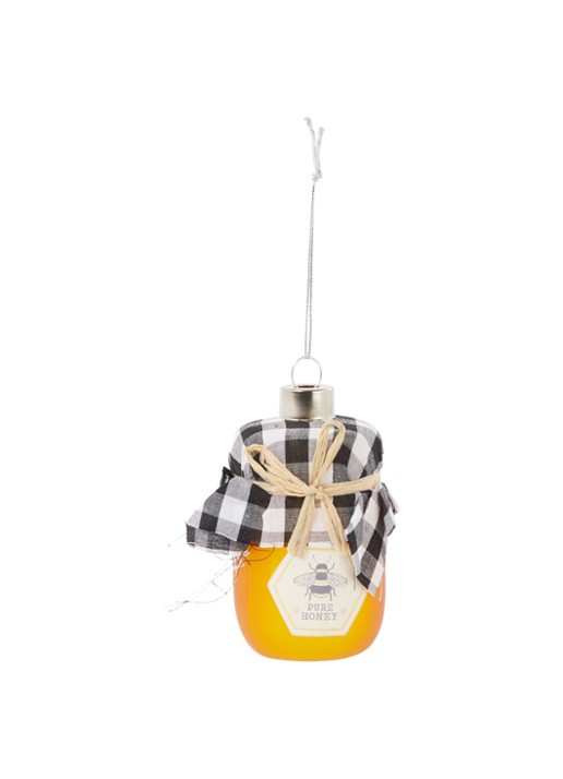 Sass & Belle Honingpot kersthanger 9 cm