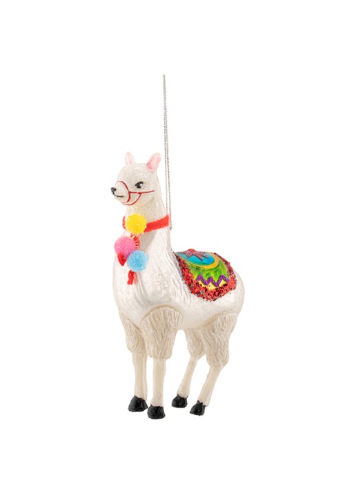 Sass & Belle Lama kersthanger 13 cm