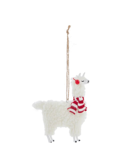 Sass & Belle Llama kersthanger 13 cm