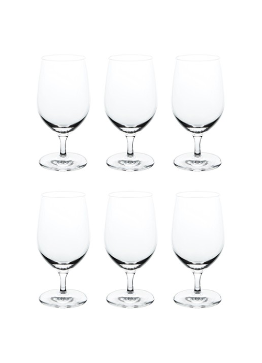 Schott Zwiesel Banquet waterglas 25 cl set van 6 - voorkant transparant