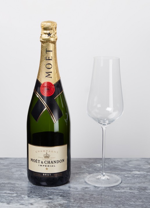Schott Zwiesel Duo champagneglas 38 cl set van 2 - voorkant 2 transparant