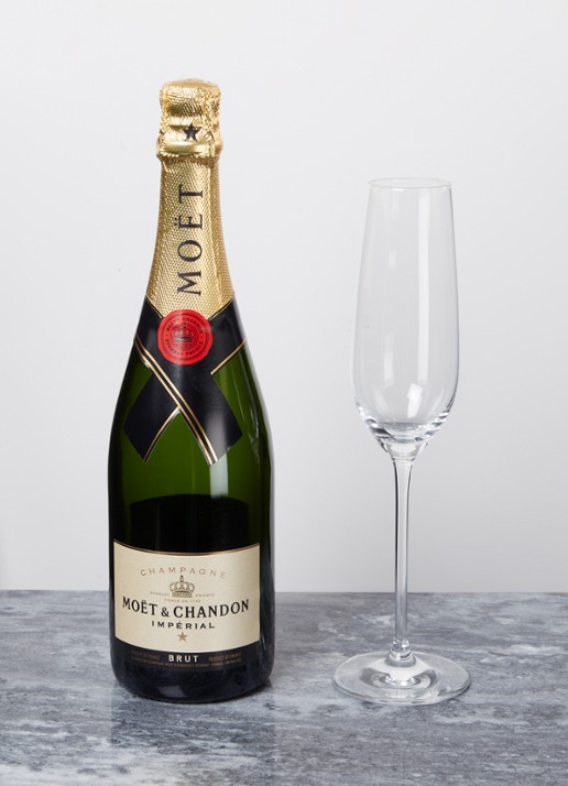 Schott Zwiesel Fortissimo champagneglas 24 cl set van 4 - voorkant 3 transparant