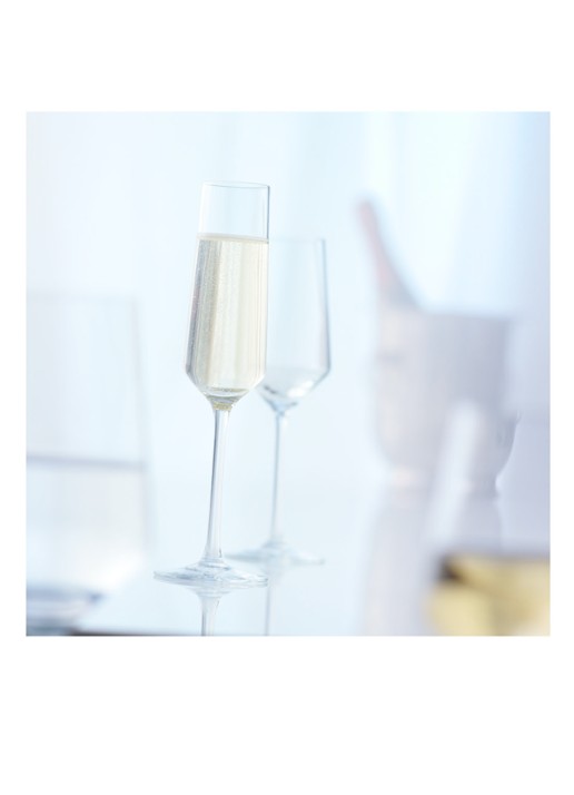 Schott Zwiesel Pure champagneglas 21,5 cl set van 2 - detail 3 transparant