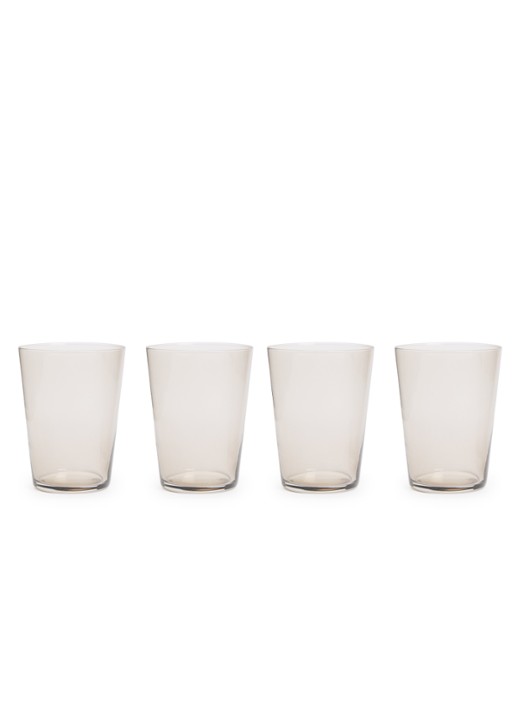 Schott Zwiesel Together waterglas 55 cl set van 4 - voorkant taupe