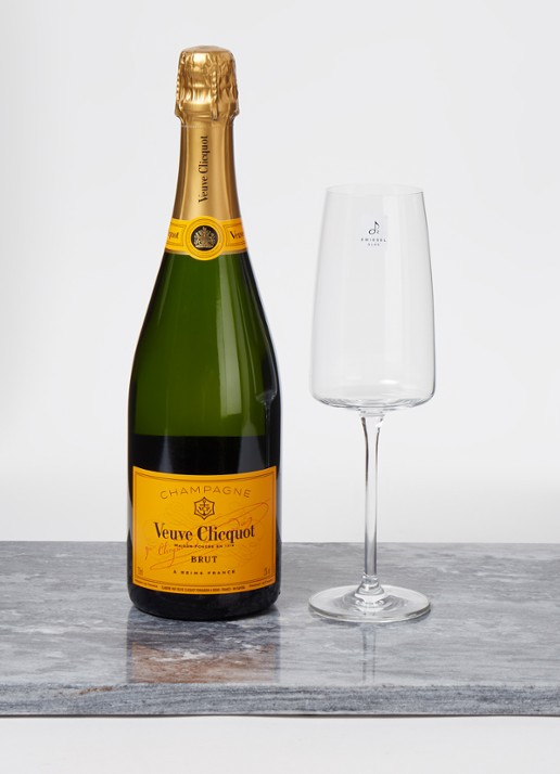 Schott Zwiesel Vivid Senses Sparkling Wine champagneglas 38 cl set van 2 - voorkant 2 transparant