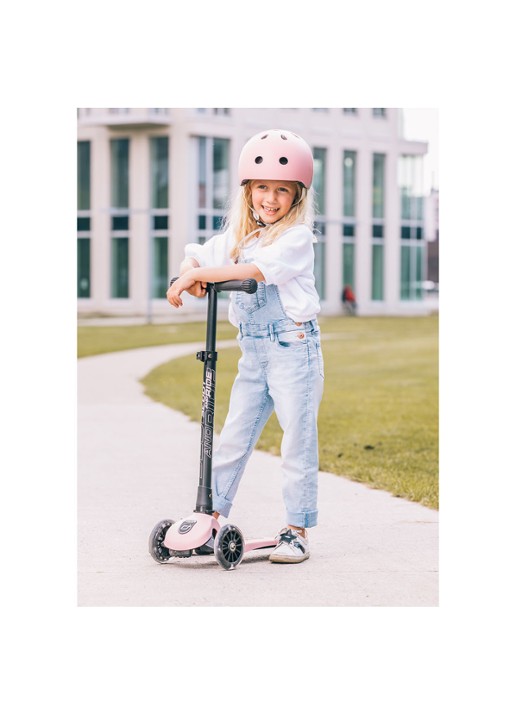 Scoot&Ride Highway Kick 3 step - detail 4 roze
