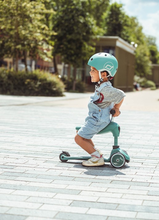 Scoot&Ride Highwaykick 1 loopfiets en step - detail 4 wit