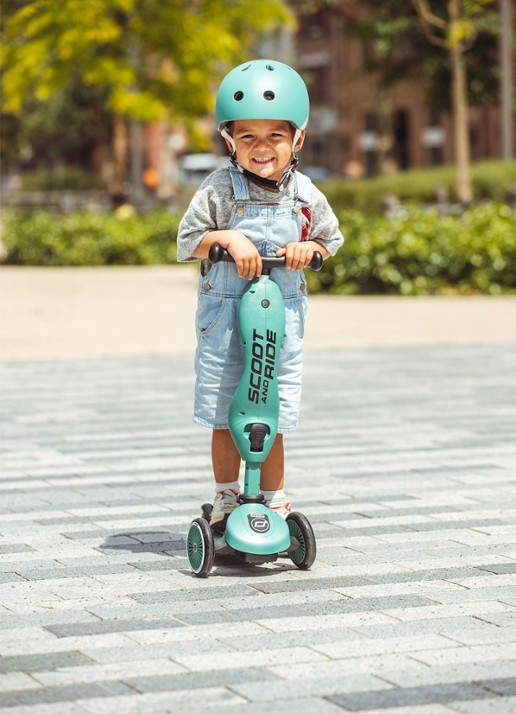Scoot&Ride Highwaykick 1 loopfiets en step - detail 5 wit