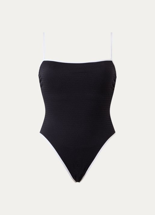 Seafolly Badpak met uitneembare vulling - voorkant 2 zwart
