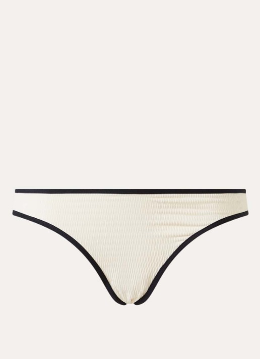 Seafolly Bikinislip met ribstructuur