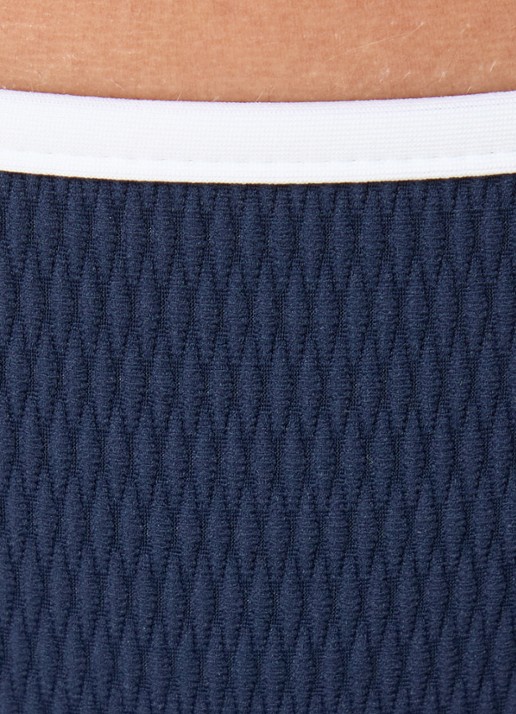 Seafolly Bikinislip met structuur - detail 5 donkerblauw