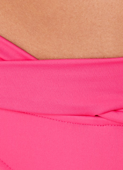 Seafolly Collective hipster bikinislip met plooidetail - detail 5 donkerroze