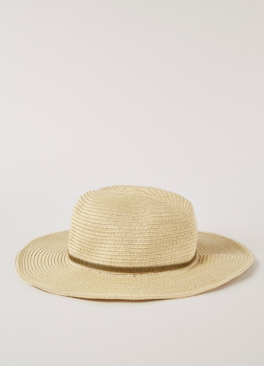 Seafolly Shady Lady hoed van papier - voorkant 2 zand
