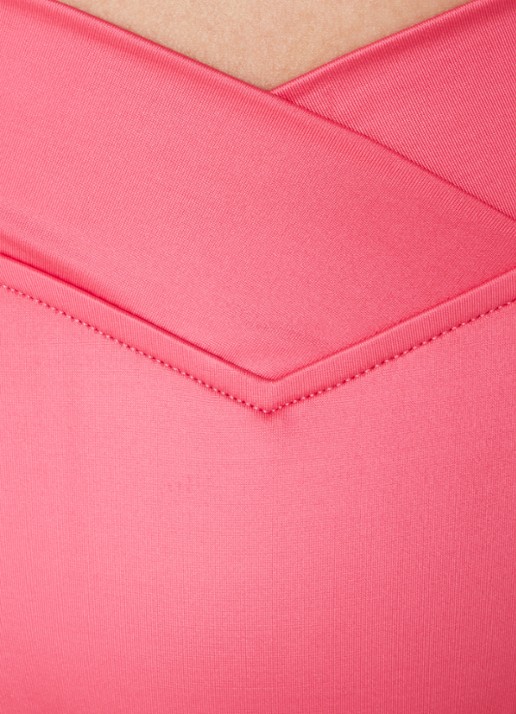 Seafolly Soleil tanga bikinislip met glanzende finish - detail 5 roze