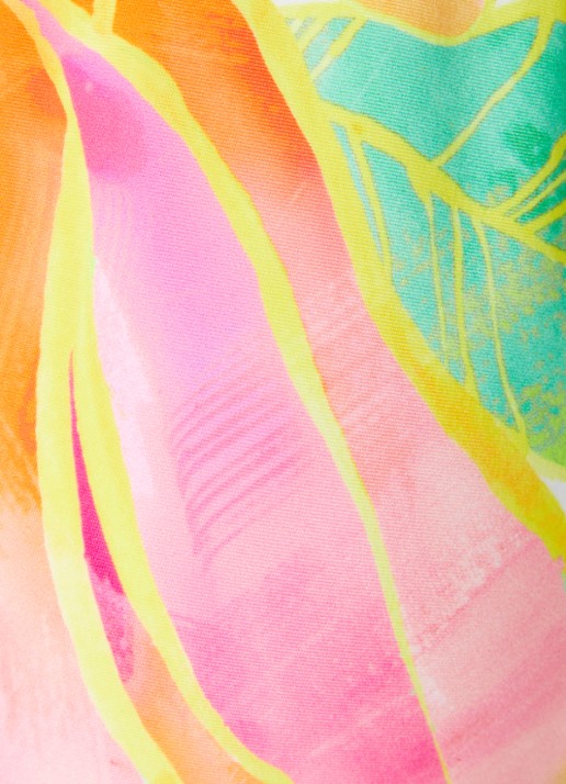 Seafolly Wonderland halter bikinitop met uitneembare vulling - detail 4 abrikoos