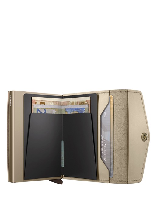 Secrid Envelloppe Original pasjeshouder van leer - achterkant 5 taupe