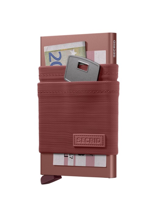 Secrid Flexwallet pasjeshouder van aluminium - detail 2 oudroze