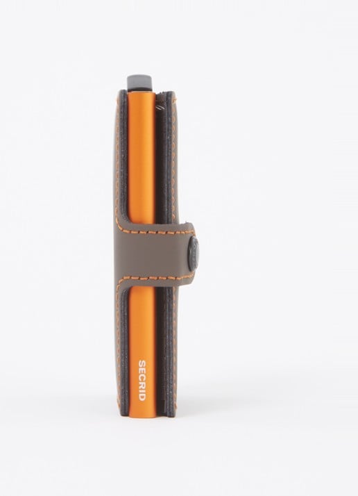 Secrid Miniwallet pasjeshouder van leer - detail 3 bruin