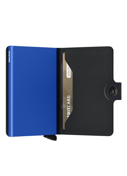 Secrid Miniwallet pasjeshouder van leer - detail 4 zwart