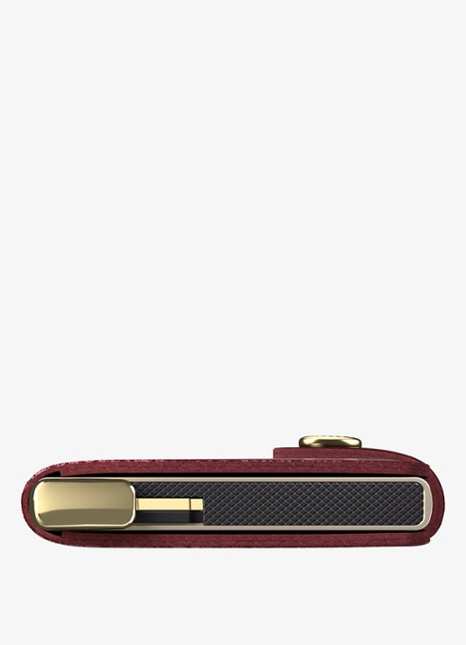 Secrid Miniwallet+ pasjeshouder van leer - detail 3 rood