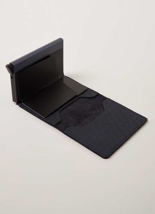 Secrid Slimwallet pasjeshouder van leer - detail 4 zwart