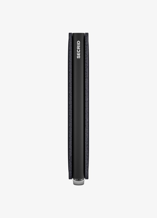 Secrid Slimwallet+ pasjeshouder van leer - achterkant 3 donkerblauw